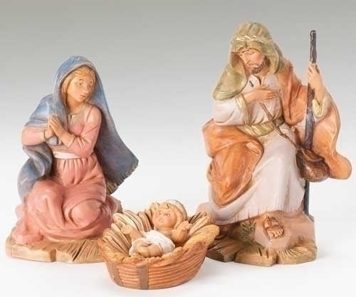 5" Fontanini Holy Family 3 PC Set~Centennial Collection