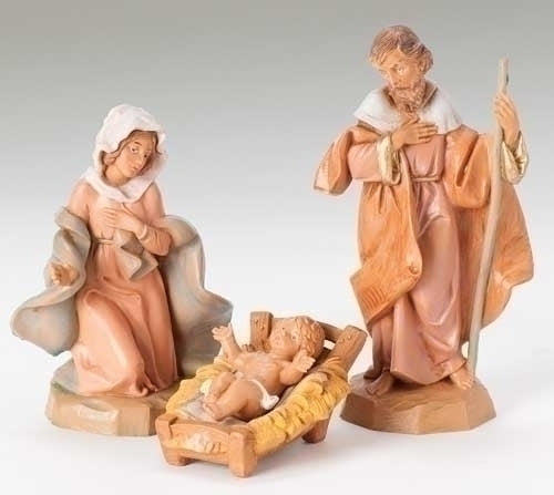 5" Fontanini Holy Family 3 PC Set-Classic