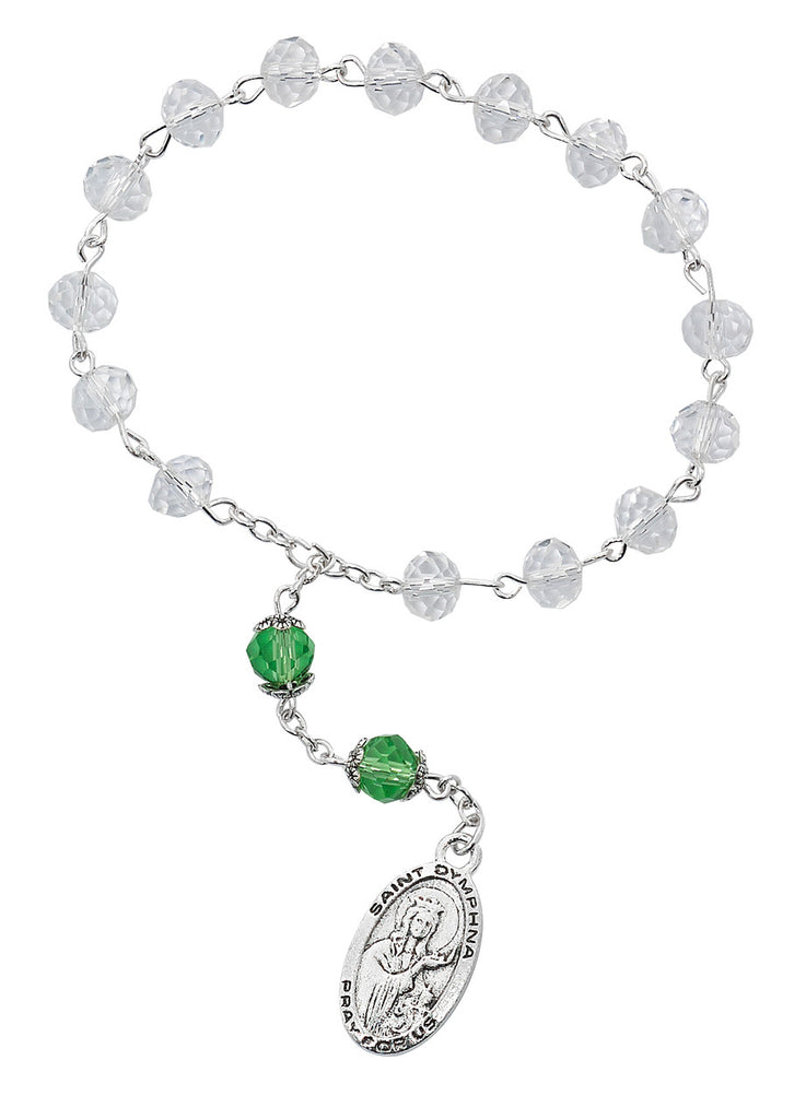 Crystal St Dymphna Chaplet