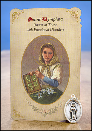 St Dymphna~Healing Saints Medal Set -- Asst