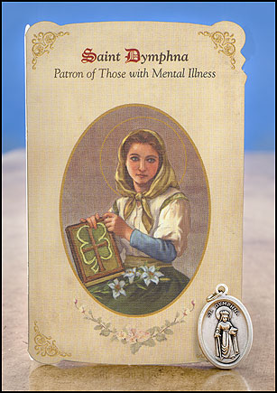 St Dymphna~Healing Saints Medal Set -- Asst