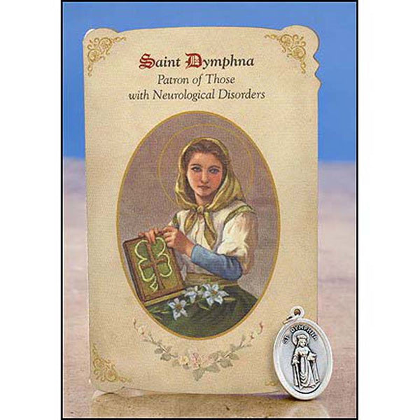 St Dymphna~Healing Saints Medal Set -- Asst