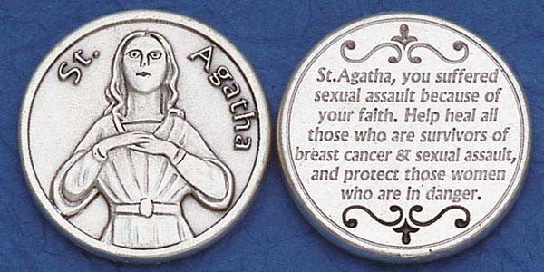 St Agatha Pocket Token