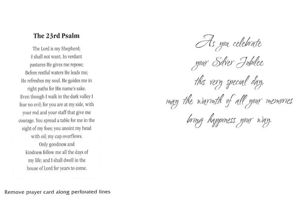 25th Jubilee Card-Priest