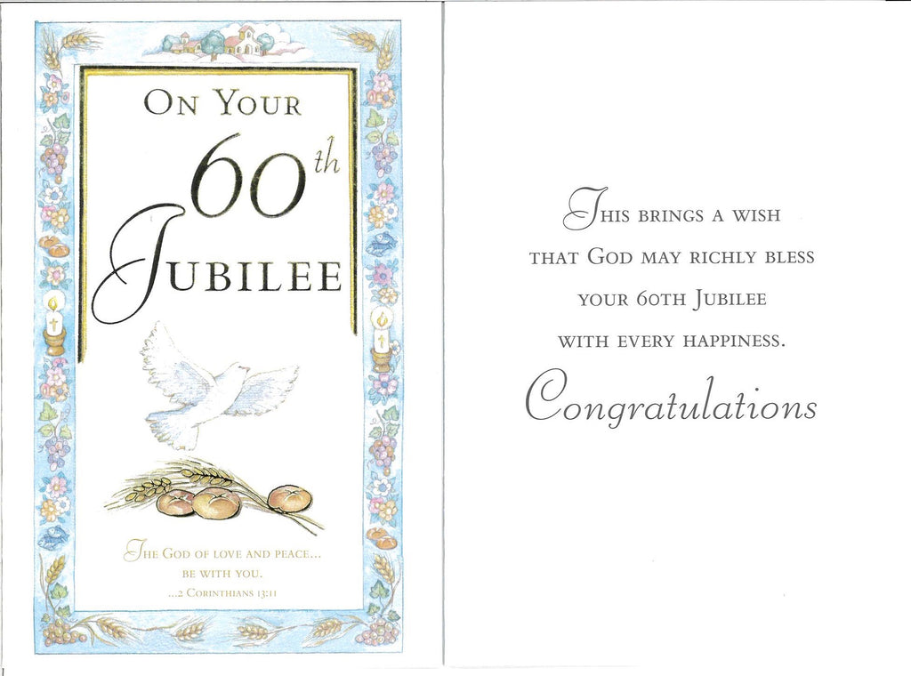 60th Jubilee Card-Priest