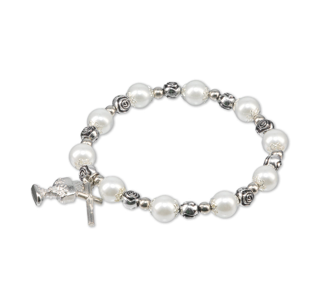 First Communion Pearl Bracelet