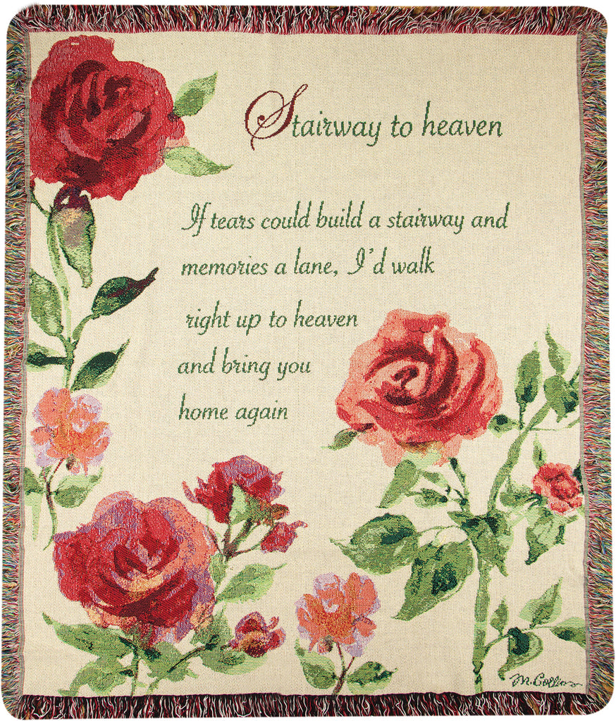 Stairway To Heaven Tapestry Throw
