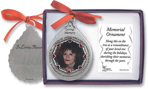 Memorial Teardrop Ornament - Female