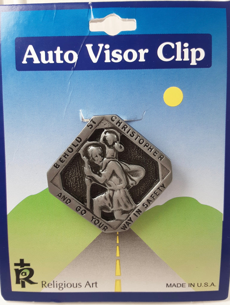 St Christopher Visor Clip