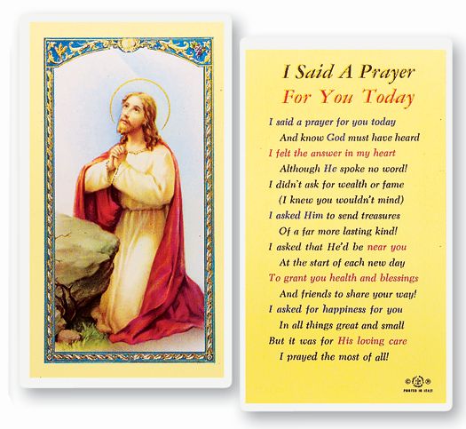 I Said A Prayer For You Today LPC
