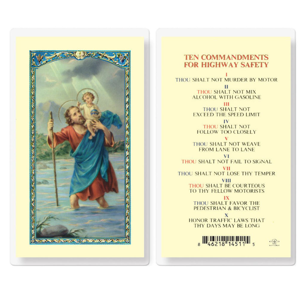 Ten Commandments for Highway Safety LPC