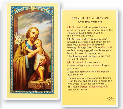 St Joseph-Ancient Prayer LPC