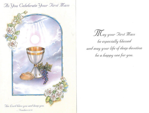 First Mass card