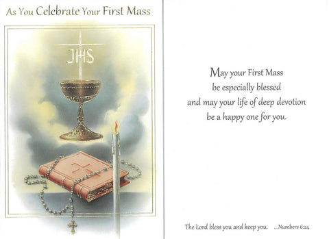 First Mass card