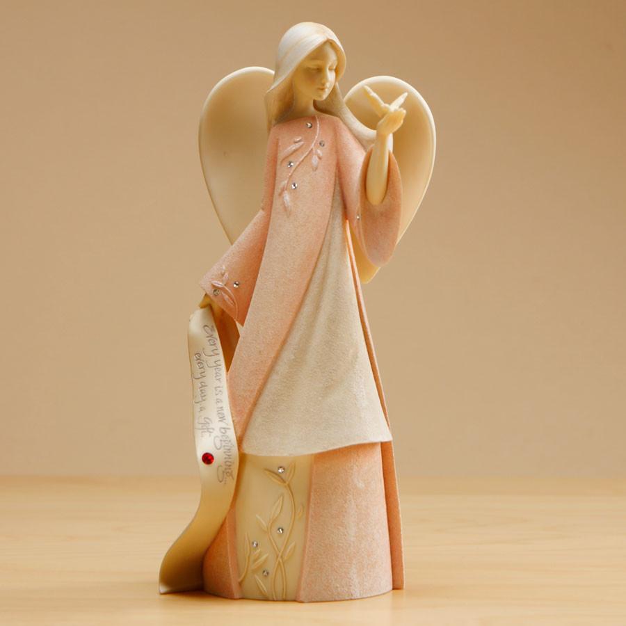 Foundations "July" Birthstone Angel