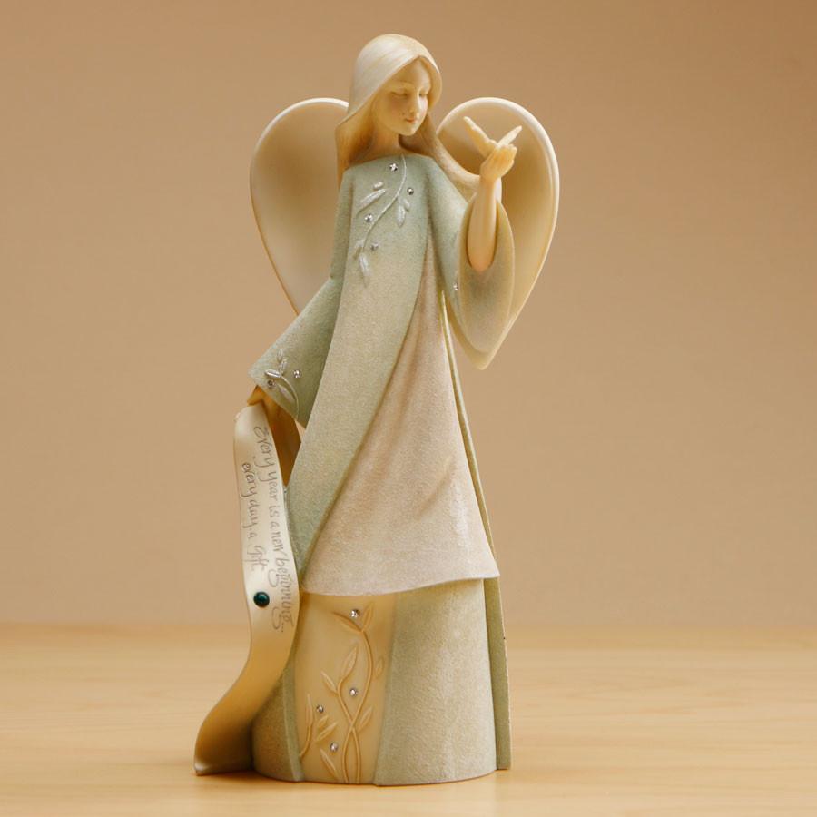 Foundations "May" Birthstone Angel