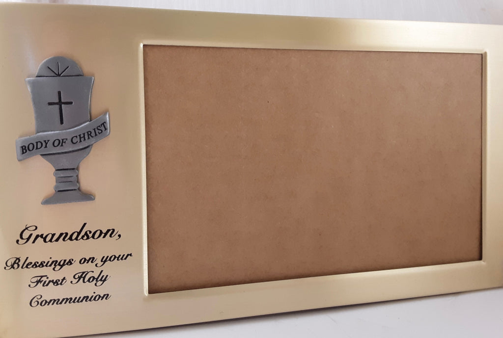 First Communion Picture Frame-Grandson