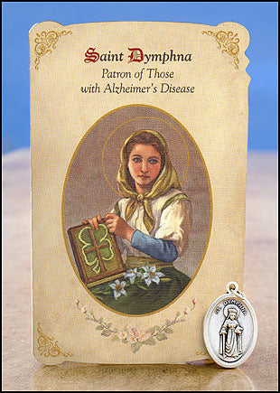 St Dymphna~Healing Saints Medal Set -- Asst