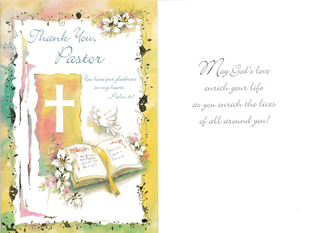 Pastor Appreciation Card