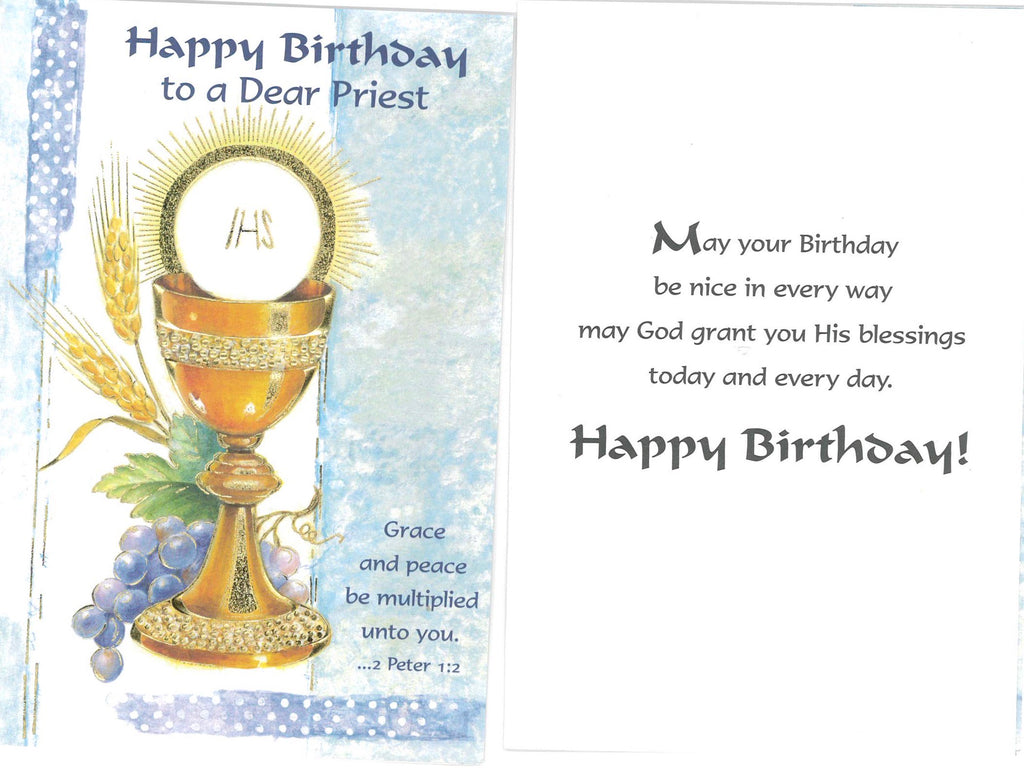Priest Birthday Card