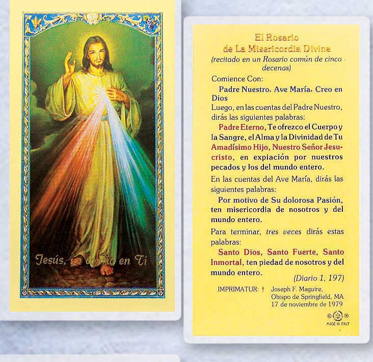 El Rosario de La Misericordia Divina LPC