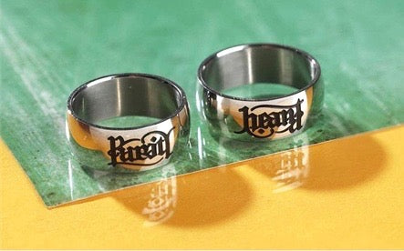 Purity/Heart Stainless Men's Ring