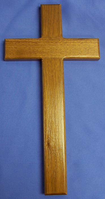 12" Walnut Wall Cross