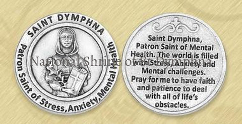 **new Style** St. Dymphna Pocket Token Tokens