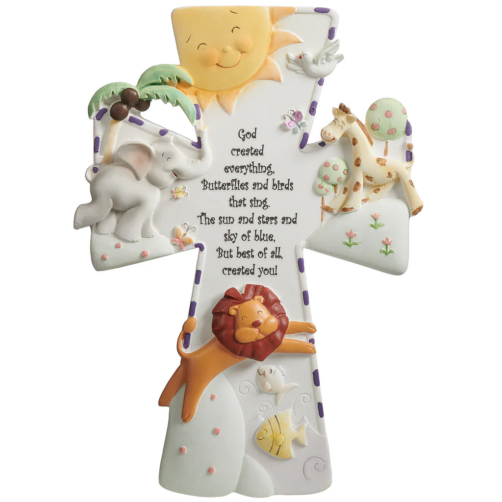 "God Created Everything" Wall Cross
