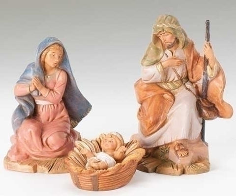 5" Fontanini  Holy Family 3 PC Set~Centennial Collection