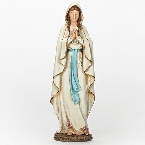 Joseph's Studio 13" Our Lady of Lourdes Resin Statue