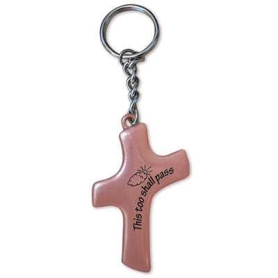 Palm Cross Key Ring