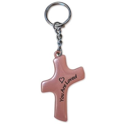 Palm Cross Key Ring