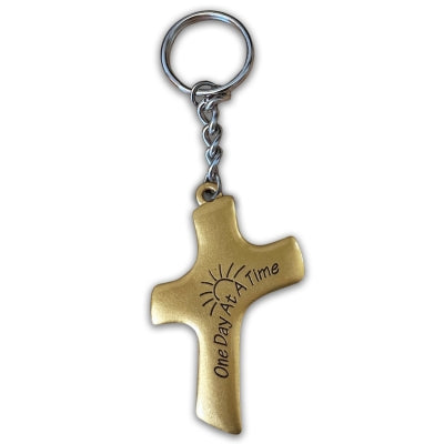 Palm Cross Key Ring