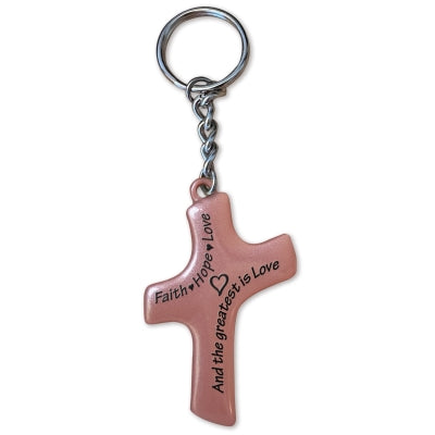 Palm Cross Key Ring