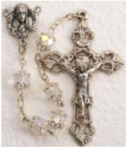 Crystal Double Capped Rosary
