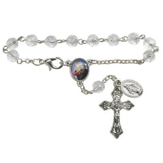 St. Christopher Crystal Auto Rosary