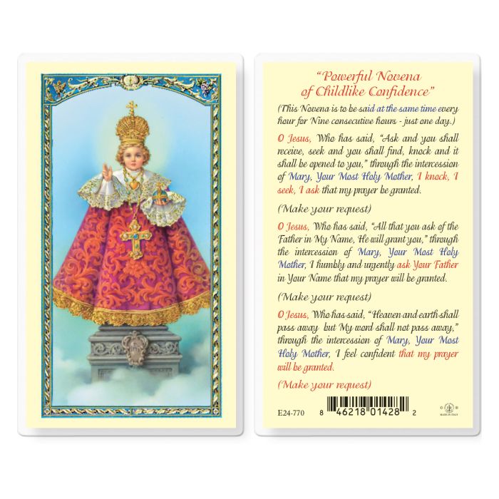 Infant of Prague -Powerful Novena of Childlike Confidence LPC