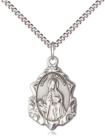 Bliss St Dymphna Medal w/Chain