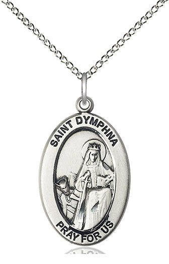 Bliss St Dymphna Medal w/Chain