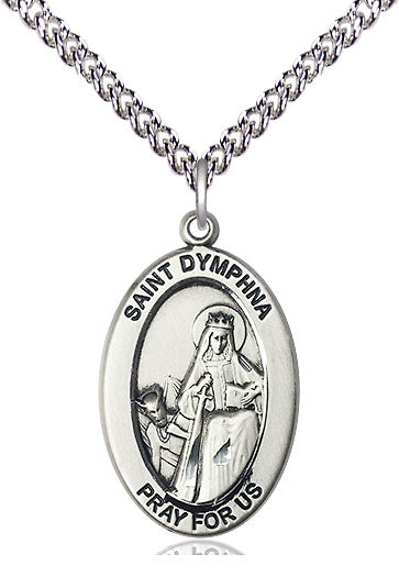 Bliss St Dymphna Medal w/Chain