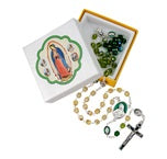 Tri Color Glass Bead Rosary-Our Lady of Guadalupe
