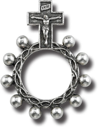 Rosary Ring w/Crucifix