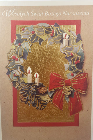 Foreign Christmas Card-Polish