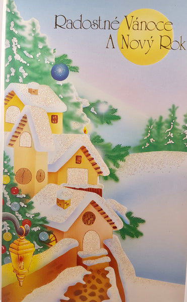 Foreign Christmas Card-Czech