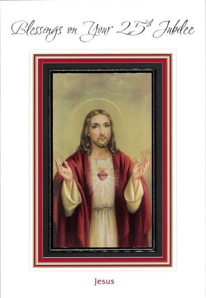 25th Jubilee Card-Priest