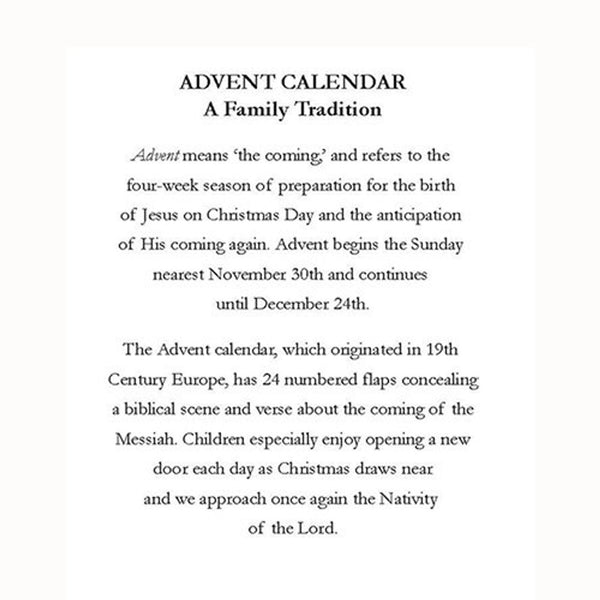 Joy To The World Advent Calendar