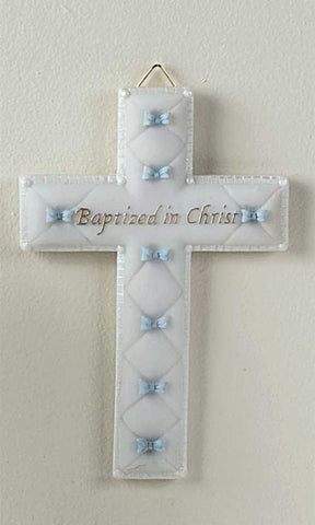Baptismal Wall Cross - Boy