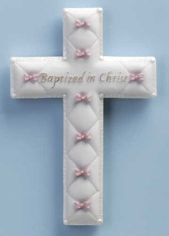 Baptismal Wall Cross - Girl