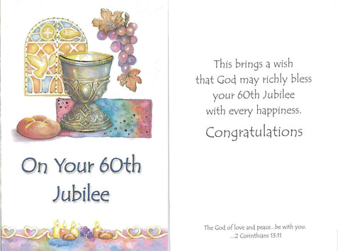 60th Jubilee Card-Priest